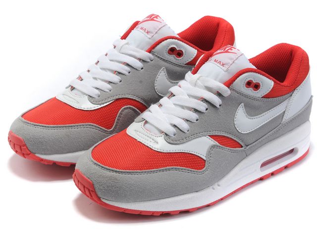 New Men'S Nike Air Max White/ Grey/ Red